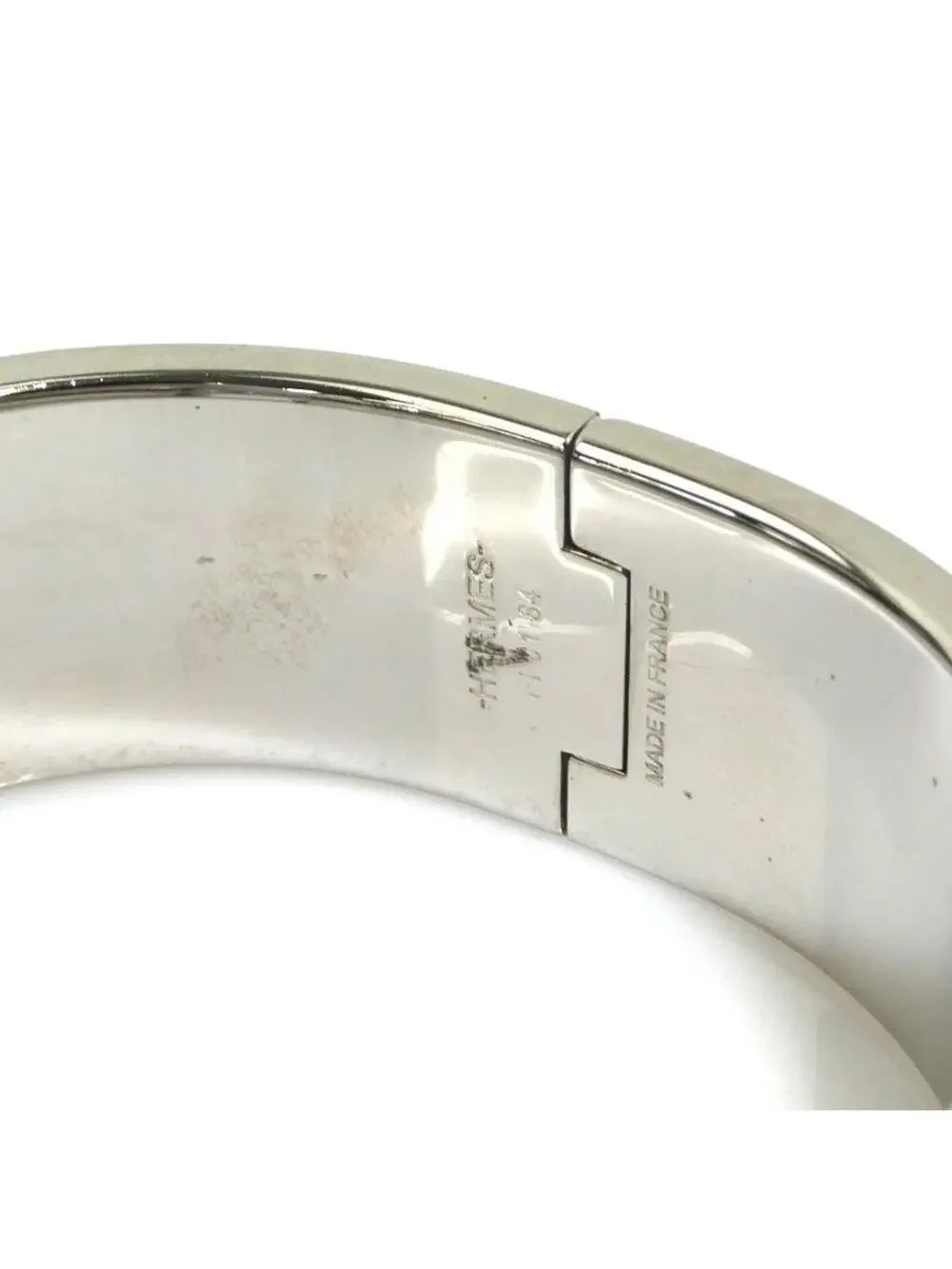 Auth Hermes Clic Clac H Bangle Bracelet #302651H49B